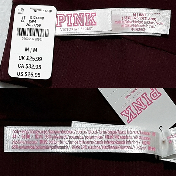 NWT *2* VS PINK Seamless Halter Bra Tops - Picture 12 of 13